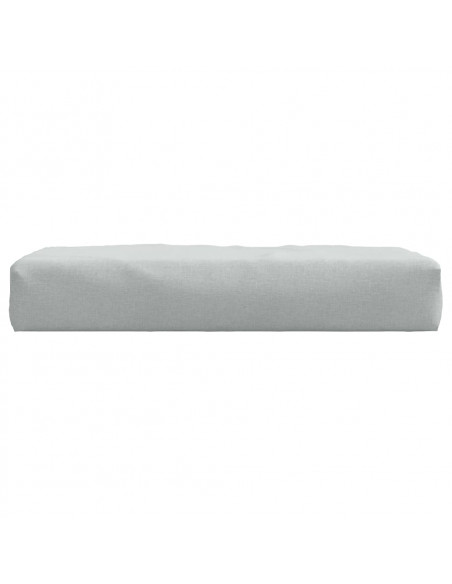 Cuscino per Pallet Grigio Chiaro Mélange 60x60x10 cm in Tessuto