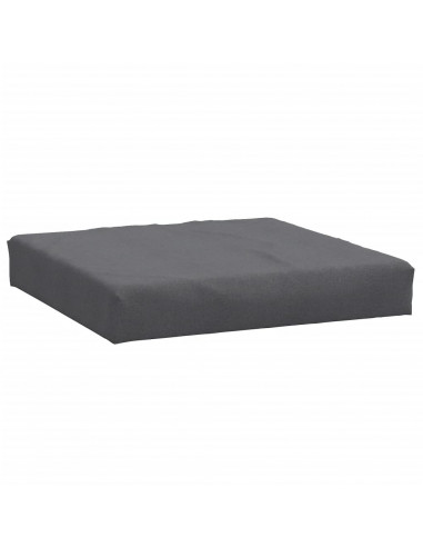 Cuscini per Pallet 2 pz Antracite Mélange in Tessuto