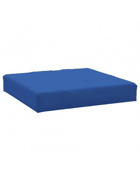 Cuscino per Pallet Blu 60x60x8 cm in Tessuto Oxford
