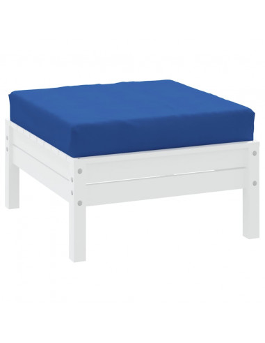 Cuscino per Pallet Blu 60x60x8 cm in Tessuto Oxford