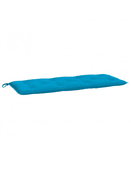 Cuscino per Panca Azzurro 120x50x7 cm in Tessuto Oxford