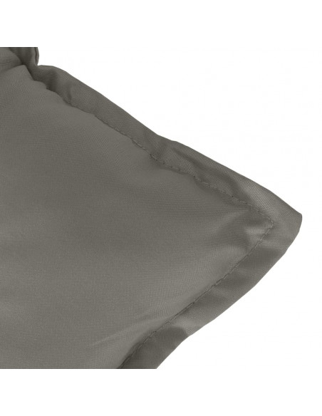 Cuscino Panca Giardino Grigio Scuro Mélange 100x50x7 cm Tessuto