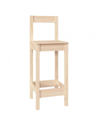 Set da Bar 7 pz in Legno Massello di Pino