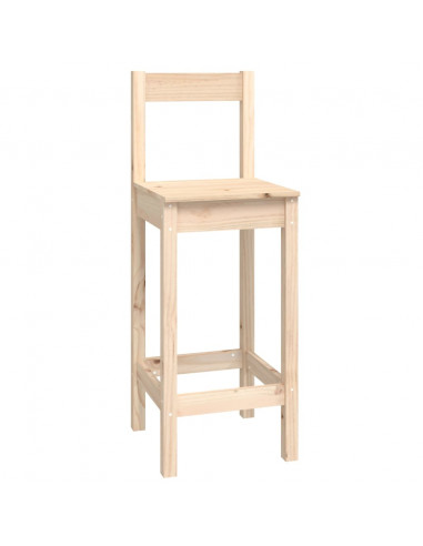 Set da Bar 9 pz in Legno Massello di Pino