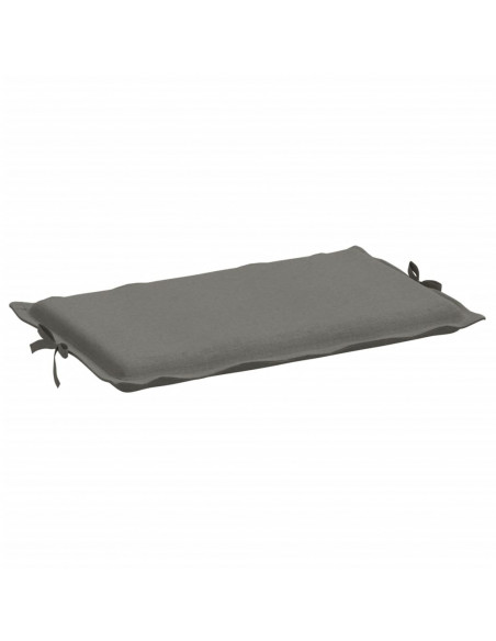 Cuscino per Lettino Prendisole Grigio Scuro Mélange 186x58x4cm