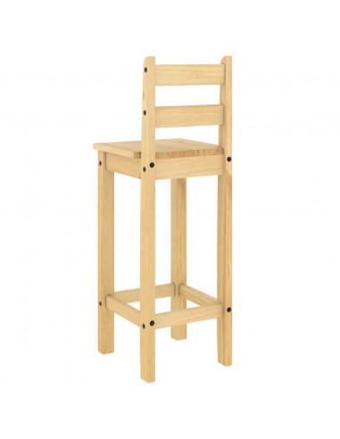 Set da Bar 3 pz in Legno Massello di Pino