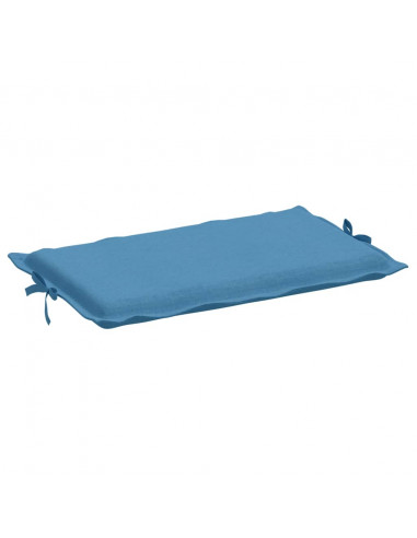 Cuscino per Lettino Prendisole Blu Mélange 186x58x4cm Tessuto