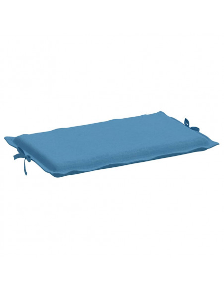 Cuscino per Lettino Prendisole Blu Mélange 186x58x4cm Tessuto