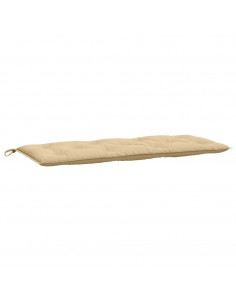 Cuscino per Panca da Giardino Beige Mélange 120x50x7cm Tessuto 2