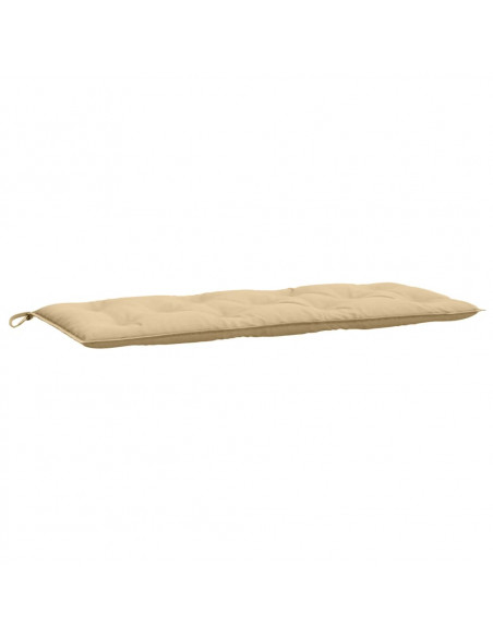 Cuscino per Panca da Giardino Beige Mélange 120x50x7cm Tessuto