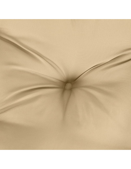 Cuscino per Panca da Giardino Beige Mélange 120x50x7cm Tessuto