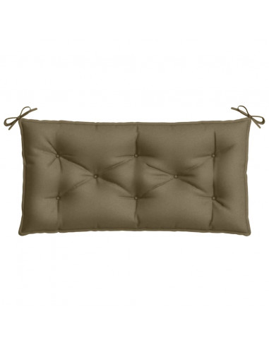 Cuscino Panca Giardino Tortora Mélange 100x50x7 cm Tessuto