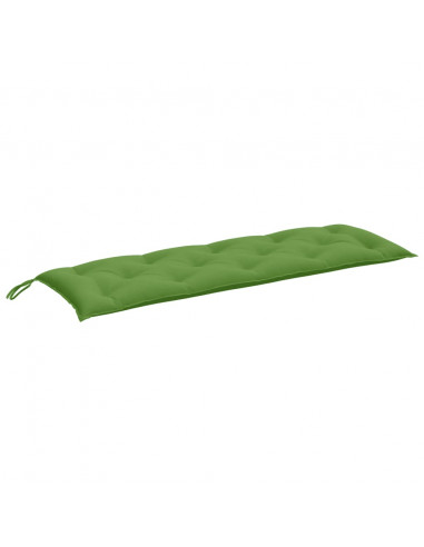 Cuscino Panca da Giardino Verde Mélange 150x50x7 cm in Tessuto