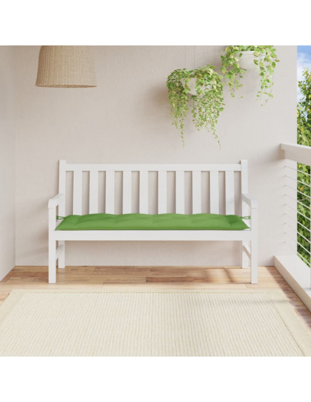 Cuscino Panca da Giardino Verde Mélange 150x50x7 cm in Tessuto
