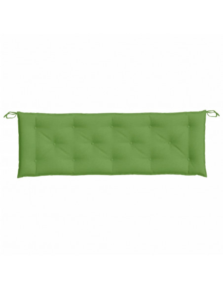 Cuscino Panca da Giardino Verde Mélange 150x50x7 cm in Tessuto