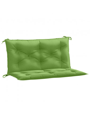 Cuscini Panca Giardino 2pz Verde Mélange 100x50x7cm Tessuto