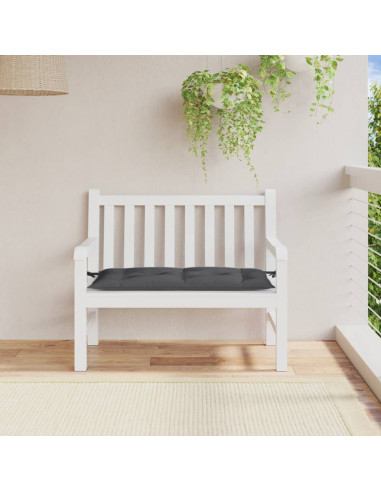 Cuscino Panca Giardino Antracite Mélange 100x50x7cm Tessuto