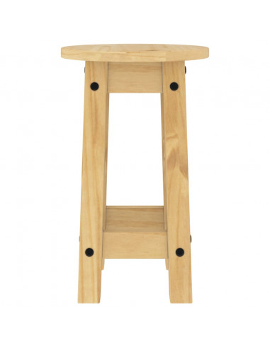Sgabelli da Bar 2 pz in Legno Massello di Pino