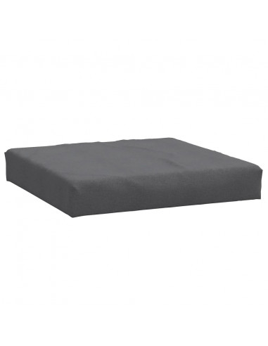 Cuscino per Pallet Antracite Mélange 60x60x10 cm in Tessuto