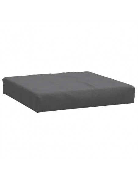 Cuscino per Pallet Antracite Mélange 60x60x10 cm in Tessuto