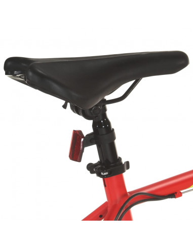 Mountain Bike 21 Speed 27,5" Ruote 42 cm Rosso