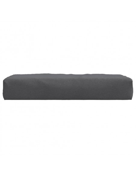 Cuscino per Pallet Antracite Mélange 60x60x10 cm in Tessuto