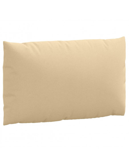 Cuscini per Pallet 3 pz Beige Mélange in Tessuto