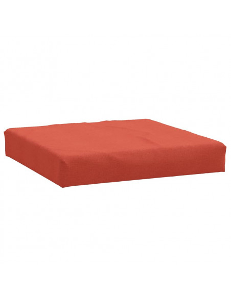 Cuscino per Pallet Rosso Mélange 60x60x10 cm in Tessuto