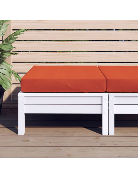 Cuscino per Pallet Rosso Mélange 60x60x10 cm in Tessuto