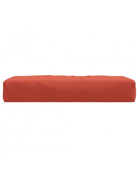 Cuscino per Pallet Rosso Mélange 60x60x10 cm in Tessuto