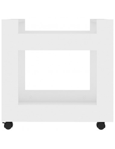 Carrello per Scrivania bianco 60x45x60 cm in Legno Multistrato