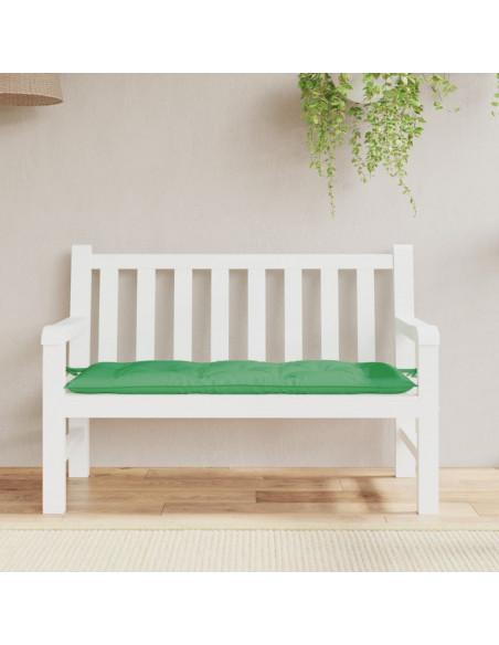Cuscino per Panca Verde 120x50x7 cm in Tessuto Oxford