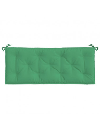 Cuscino per Panca Verde 120x50x7 cm in Tessuto Oxford