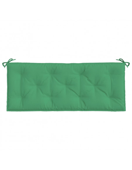 Cuscino per Panca Verde 120x50x7 cm in Tessuto Oxford
