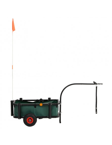 Carrello da Pesca con Borsa Acciaio Nero