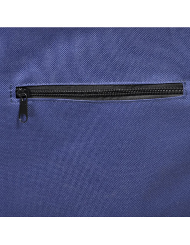 Carrello per la Spiaggia con Ruote Portatile Pieghevole Blu