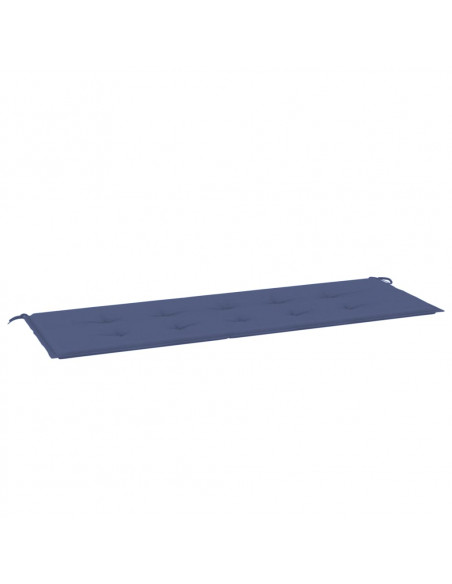 Cuscino Panca da Giardino Blu Marino 150x50x3 cm Tessuto Oxford