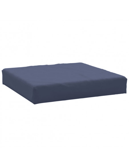 Cuscino per Pallet Blu Marino 60x60x10 cm in Tessuto Oxford
