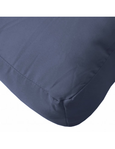 Cuscino per Pallet Blu Marino 60x60x10 cm in Tessuto Oxford