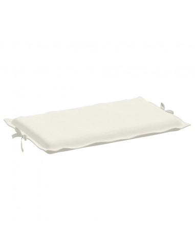 Cuscino per Lettino Prendisole Crema Mélange 186x58x4cm Tessuto