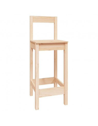 Set da Bar 5 pz in Legno Massello di Pino