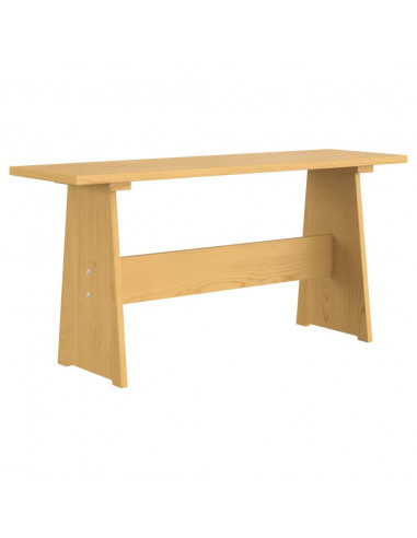 Set da Pranzo 3pz REINE Marrone Miele in Legno Massello di Pino