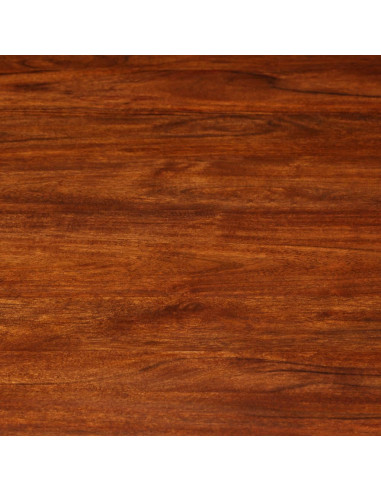 Set Tavolo da Pranzo 7 pz Legno Massello di Acacia e Sheesham