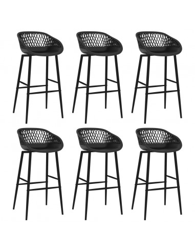 Set da Bar 7 pz Bianco e Nero