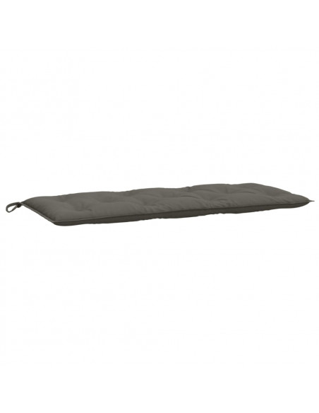 Cuscino Panca Giardino Grigio Scuro Mélange 120x50x7 cm Tessuto