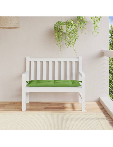 Cuscino Panca Giardino Verde Mélange 100x50x7 cm Tessuto