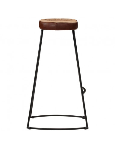 Set Bar 3pz Legno Massello Mango Grezzo e Metallo