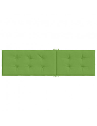 Cuscino per Sdraio Verde Mélange (75+105)x50x3 cm in Tessuto