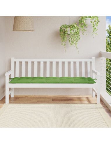 Cuscino Panca da Giardino Verde Mélange 180x50x7 cm in Tessuto