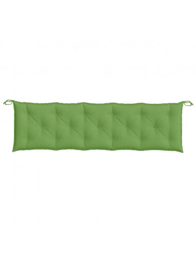 Cuscino Panca da Giardino Verde Mélange 180x50x7 cm in Tessuto